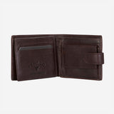 Brando Impala Multi Card Leather Wallet | Dark Brown - KaryKase
