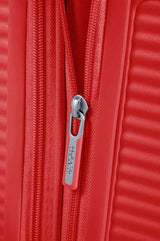 American Tourister Soundbox 55cm Cabin Spinner - Expandable | Coral Red - KaryKase