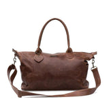 Mally Classic Leather Baby Bag | Brown - KaryKase
