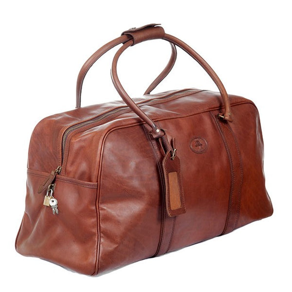 Melvill & Moon Leather Bulawayo Duffel Bag | Brown - KaryKase