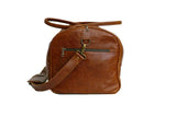 Tan Leather Goods - Jackson Leather Duffel Bag | Pecan - KaryKase