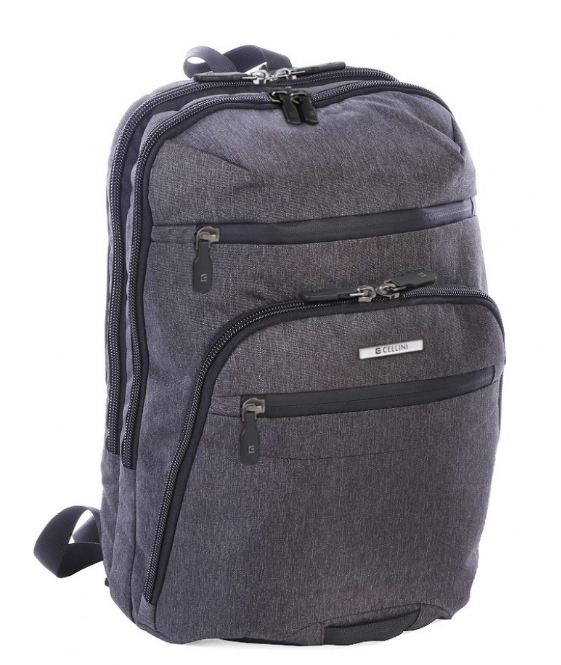 Cellini Sidekick Plus 15" Laptop Backpack | Dark Grey - KaryKase