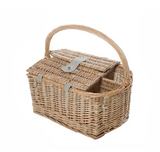 Yuppie Gift Baskets Wine Picnic Basket (2 Persons) | Natural Wicker - KaryKase