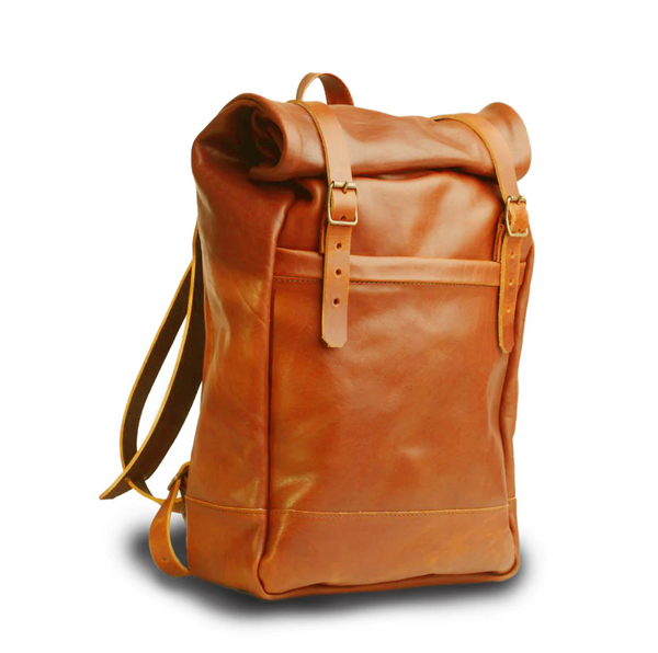 Bark And Mill Rolltop Backpack | Tan - KaryKase