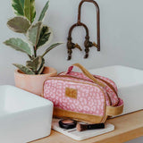 Thandana Laminated Fabric Vanity Bag | New Designs - KaryKase
