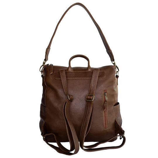 Mally Ladies Backpack | Brown - KaryKase