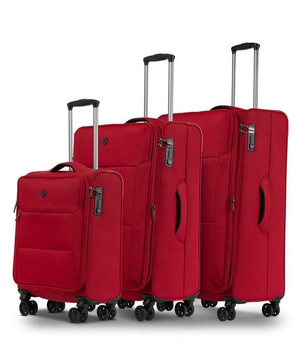 Conwood Soho Spinner Luggage Set | Red - KaryKase
