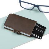 EaziCard RFID PU Leather Vintage Pattern Wallet | Grey/Silver - KaryKase