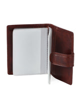 Polo Etosha Leather Card Holder With Tab | Brown - KaryKase