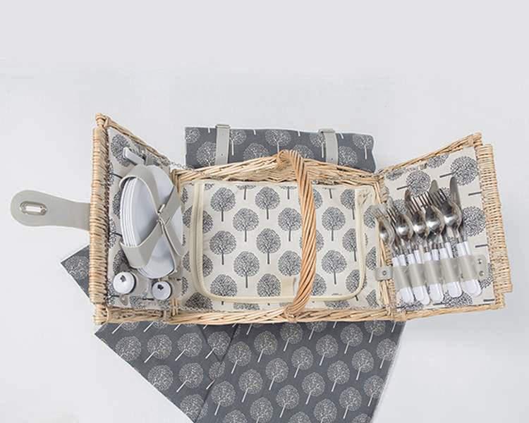 Yuppie Gift Baskets Fairytale Picnic Basket Set (5 Persons) - KaryKase