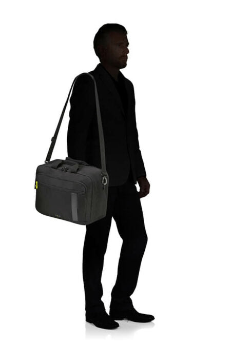 American Tourister Work-E 3 Way Boarding Bag | Black - KaryKase